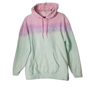 JEFFREE STAR Hoodie Hooded Tie Dye Sweatshirt Pink Blue Womens Plus Size 3X